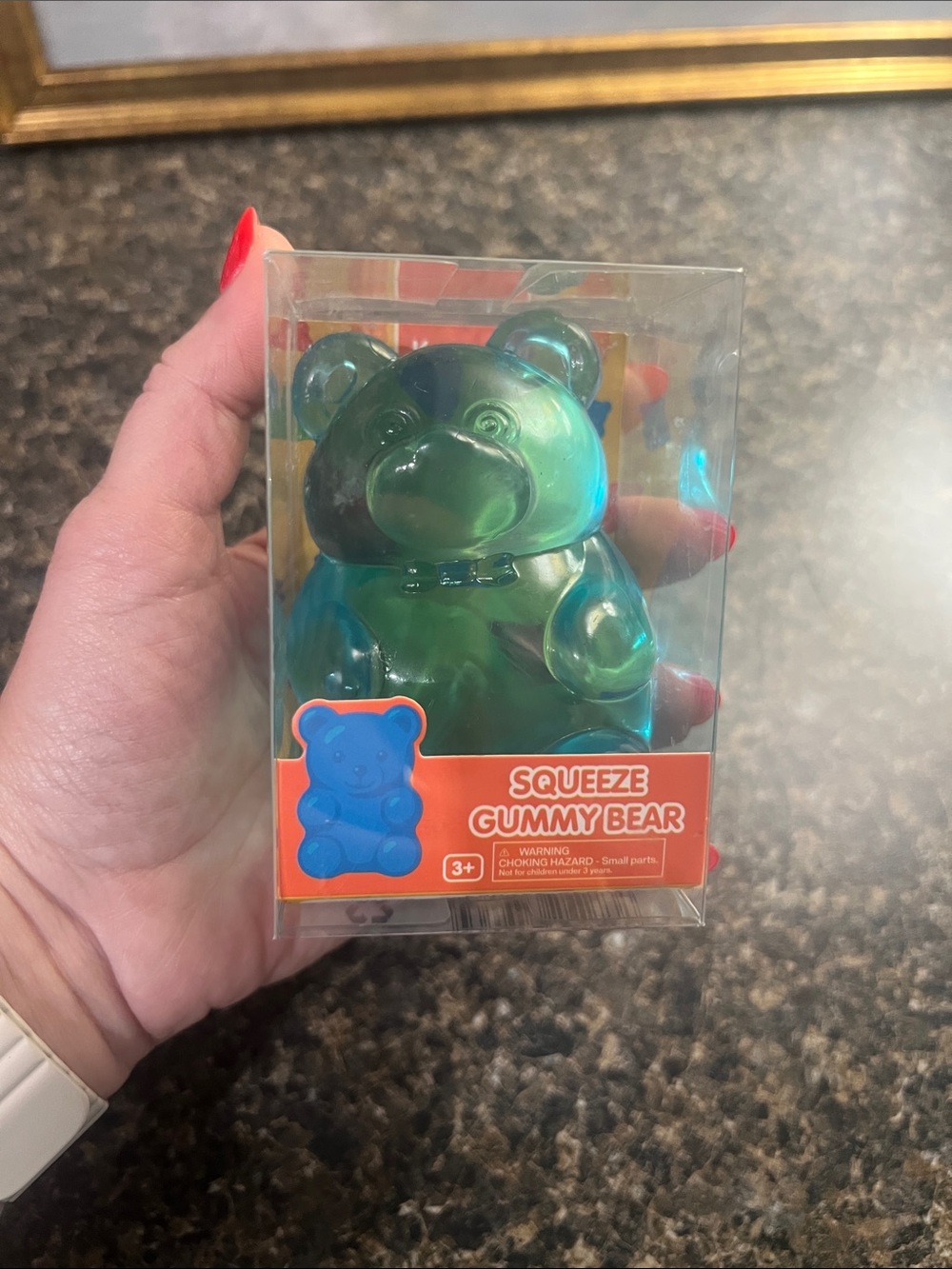 Craft Squeeze Gummy Bear - Green & Blue Blend